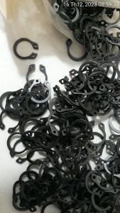 Set 10 chiếc phanh trục vòng lò xo vòng phe phe gài trục vòng chặn ngoài long đen vòng đệm từ trục