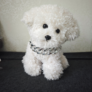 Gold Necklace Dog Collar Cat Simulation Gold Chain Photo Shoot Props French Bulldog Teddy Decorative Pet Accessories