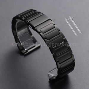 18mm 20mm 22mm Stainless Steel Watch Band for Casio for Timex for Seiko Universal Metal Folding Buckle Straps Men Business Style