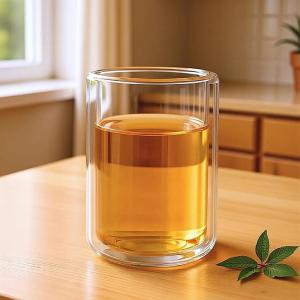 voss glass Insulated Double Wall Borosilicate Glass Cup