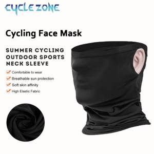 CYCLE ZONE | Cycling Face Mask UV Protection Breathable Windproof Motorcycle Scarf Outdoor Fishing Training Sport Neck Scarf Bike Equipment