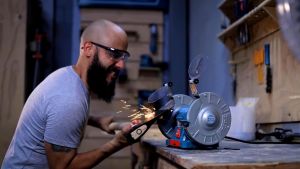 Máy mài 2 đá Total TBG15015 / TBG35020 công suất 150W - 350W đá mài 150mm - 200mm Máy mài dao mài gỗ đá chính hãng - Thinksafe