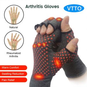 VTTO 1Pair Women Men Arthritis Compression Gloves for Hand Arthritis Carpal Tunnel Pain Anti-Slip Glue Dot Gloves