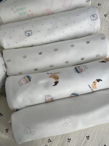 ผ้าฝ้ายถักสำหรับเด็ก Pure Combed Cotton ผ้าฝ้ายแท้สำหรับเสื้อผ้าผ้าปูที่นอนผ้าห่มผ้าฝ้ายสำหรับเด็ก ผ้าฝ้ายแท้ ผ้าฝ้ายถัก