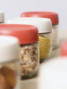 Glass Storage Jar Sealed Food Storage Container Household Multi-function Small Tea Cans Grains Candy Storage Salad Dessert Bowl