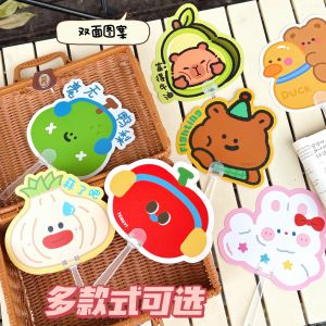 Portable Mini Cartoon Plastic Fan Creative Summer Cool Fan Childrens Day Gift Cute Compact Fan for Children And Adults