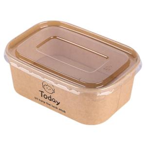 TAFUMAN | Microwavable Thick Kraft Paper Food Grade Disposable Food Containers