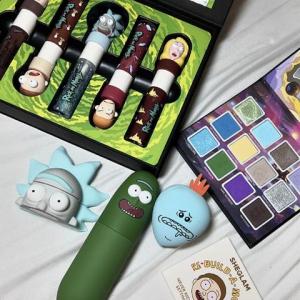 In Stock Sheglam Rick & Morty Co-Branded Makeup Rick Morty Eye Shadow Plate Lip Gloss She Glam