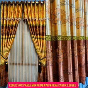 Gorden pintu / Gorden jendela / Gorden Prada Bunga / Gorden Mewah / gorden Import / Gorden Premium / Gorden smokring / Gorden terbaru / Gorden Murah