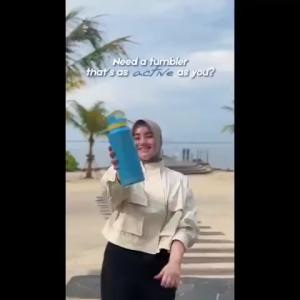 Stein Cookware Tumbler Ultra Bottle 2in1 1000ml - 2 in 1 Botol Minum Dua Fungsi 1000ml