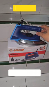 Setrika Listik TAPAK KERAMIK/ Gosokan Baju/ Setrika Elektrik Merek SOLID tipe SL-EI 3201 NEW PRIMA