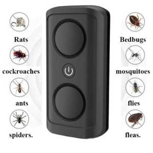 Highpower Ultrasonic Rat Repeller Household Electronic Mosquito Repeller 20KHZ-150KHZ Electromagnetic Cockroach Repeller Device