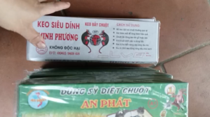 COMBO 10 miếng Keo dính chuột keo bẫy chuột Minh Phương siêu dính không mùi