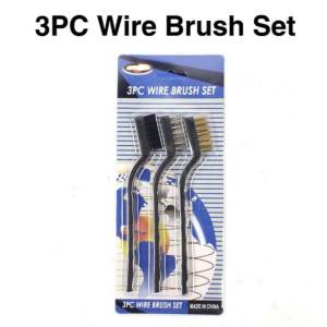 3pcs Wire Brush Set with Steel Bristle Brush Mini Handy for Cleaning Berus Gosok Besi Kitchen Cleaning Shovel钢丝刷子