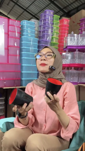 [ CALISTA ] GELAS PLASTIK RAMEN HITAM PREMIUM SOUVENIR 1PCS FOOD GRADE