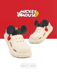 EVA Beach Sandals Slippers Mickey Holiday Head Cover Japanese Style Popular Clog Shoes Women Summer Open Toe Comfortable Home Slippers