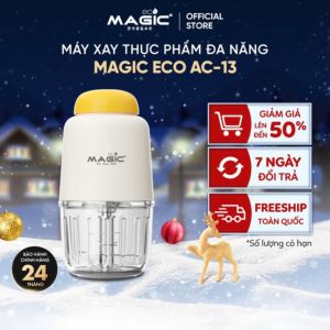 Máy xay đa năng Magic Eco AC -13 0.3 lít  8 lưỡi dao cối thủy tinh.
