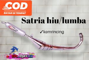Cod✓knalpot racing satria hiu/lumba Suara kemrincing