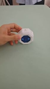 Digital Flip Timer Gravity Sensor Count Up/Down 3-Level Volume Rechargeable Magnetic Kitchen Timer for Home School Study Office
