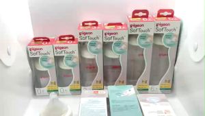 Bình sữa PIGEON Bình sữa cổ rộng nhựa PP 160ml - 240ml - 330ml