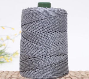 3mm Colored Cotton Cord Twisted Woven Rope Hollow Thread Craft Decorative DIY Handmade Bag Drawstring Belt Accessories