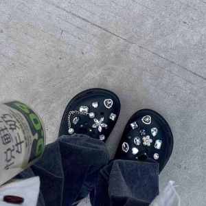 Removable Diamond Shoe Buckle Crocs Shoe Decorations Small Fragrance Style Sparkling Water Diamond Shoes Accessories