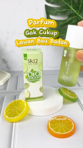 DEODORAN SPRAY PREMIUM SR12 (Extra Lime) 60ml - Deodoran Pencerah Ketiak Nagita Slavina - Deodorant SR12 - Membantu Atasi Bau Badan