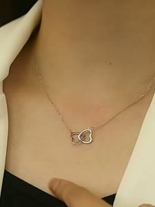 Kalung Titanium Wanita Love Hati Terbaru Kalung Titanium Anti Karat Tidak Luntur
