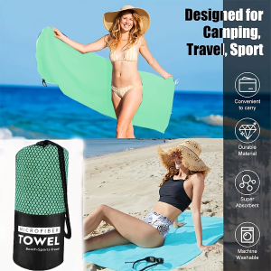 1PC Sports Microfiber Quick Dry Towel: Perfect for Swimming Pool, Yoga Beach & Gym Fitness