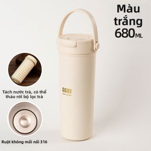 BIZE | Cốc Giữ Nhiệt Dung Lượng Cao Lót Sứ