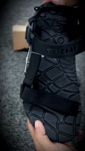 TRIGLAV - Sandal Gunung Pria Fullblack Casual Pro premium