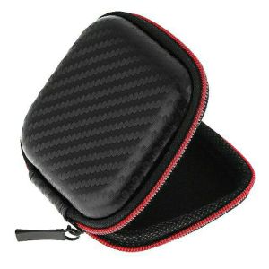 CoAce  For qkz wireless earphone Portable Earphone Box Square Hard Zipper Lock Storage Box Waterproof Data Cable Organizer Storage Case