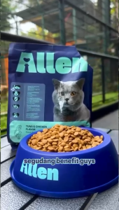 [FREE PROTEKSI KERUSAKAN ] Allen Makanan Kucing Kering Dewasa | Dry Cat Food Adult Tuna & Chicken Flavor 400gr