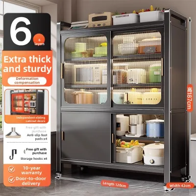 JUMEISHI | Dustproof Multi-level Drawer-style Kitchen Storage Cabinet