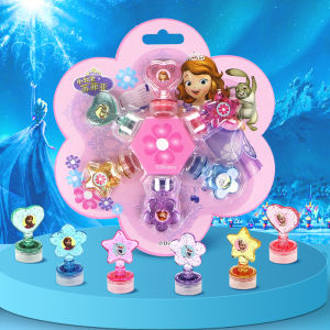 Disney | Disney Mini Stamp Set for Children Teachers Reward Stamp Encouragement Stamp Kit Cartoon Design Students Grading Tool