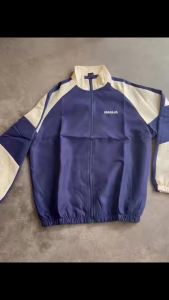 Áo Khoác Nam Phong Cách Hip Hop Varsity High Street Chắp Vá Màu Đen Áo Gió Thời Trang Mùa Xuân Mùa Thu Áo Khoác Đại Học Dành Cho Nữ