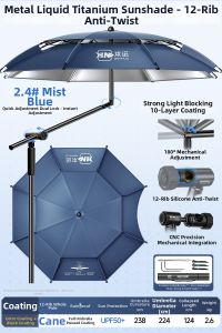 BENNUO | Dedicated Anti-Wind Rain Umbrella for Fishing