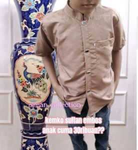 kemeja/kemko sultan emboss