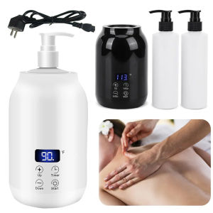 NEW Massage Oil Warmer Digital Lotion Cream Heater 2 Heat Modes Lotion Warmer Fast Heat Lotion Warmer LED Display with Timer