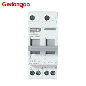 Din Rail 2P 40A 63A AC400V 50/60Hz Modular MTS Dual Power Manual Transfer Switch Isolating Discounnecting Switch Circuit Breaker