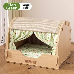 SHENJINGMAO | Vertical Double-Layer Cat Scratching Post & Bed All-Season Scratchproof Fluffless Toy