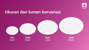 Philips Lampu Panel LED Magneos Downlight DL262 4W 6500K Putih