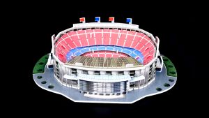 3 มิติ กัมนอว์ จิถุชียูสกรีน จิถุชียูสกรีน NOU CAMP STADIUM QC20601S สมาชิกกัมนอว์สนามฟุตบอล ขนาดเล็ก 100% สินค้าพร้อมส่ง