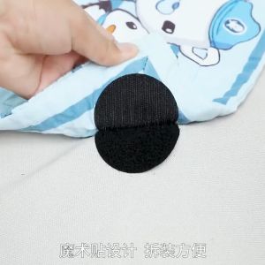 10 pcs Stiker Perekat Serbaguna 2 Sisi Velcro Tape Kotak 6x6 cm