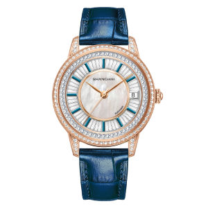 Shanghai | Mothers Day Gift Metro Series Automatic Mechanical Watch with Crystal Diamonds Water-resistant