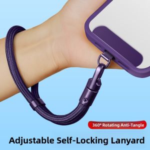 Anti-Loss Anti-Fall Security Phone Lanyard with Adjustable Length and Padded Clasp