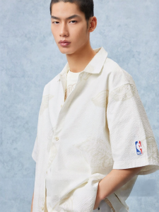 Jack Jones | Cotton Gauze Loose Short Sleeve Shirt