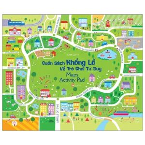 Cuốn Sách Khổng Lồ Về Trò Chơi Tư Duy - Maps Activity Pad