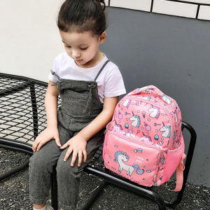 MOJOYCE Ba Lô Chống Thấm Nước Mẫu Giáo Dễ Thương Cặp Sách Hoạt Hình Ngựa Bé Trai Bé Gái