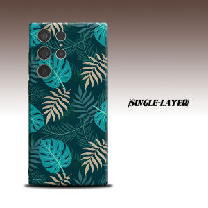 Tropical Palm For Samsung Galaxy S26 S25 S24 A56 A36 Dual Layer Luxury Fashion Full Lens Protective Case